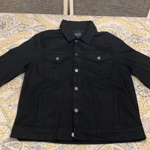 Never Worn!! Black Jean Jacket Mint Condition